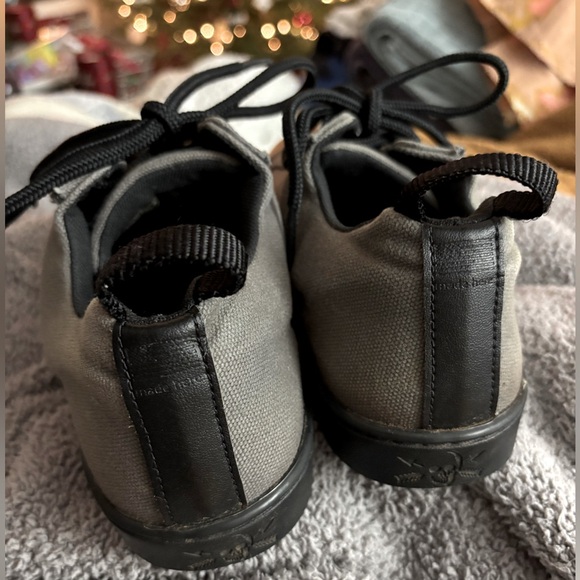 WOOBIES Men’s MOD-1 OD GREEN Canvas  Shoe Low Top Lace Up Size 6.5 Men 8 Women - Picture 3 of 10